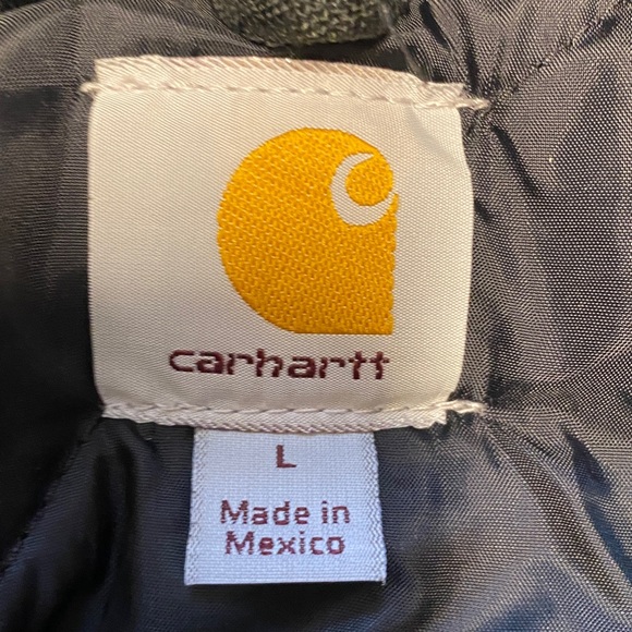 Carhartt Extremes J133 Men’s Insulated Jacket Black Size Large Firm on Price - Picture 4 of 9